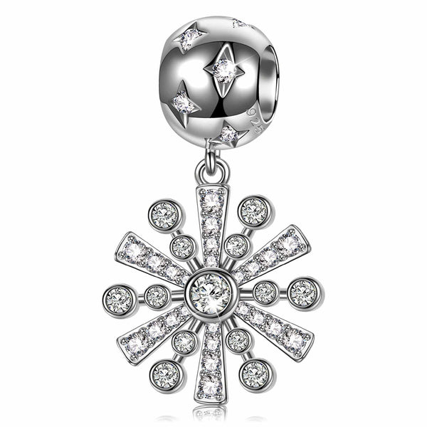 NINAQUEEN Sterling Silver Charm Snowflake Series Charm Stylish jewelry for women