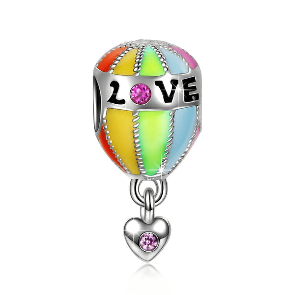 NINAQUEEN Sterling Silver Charm Hot Air Balloon Series Charm Stylish jewelry for women