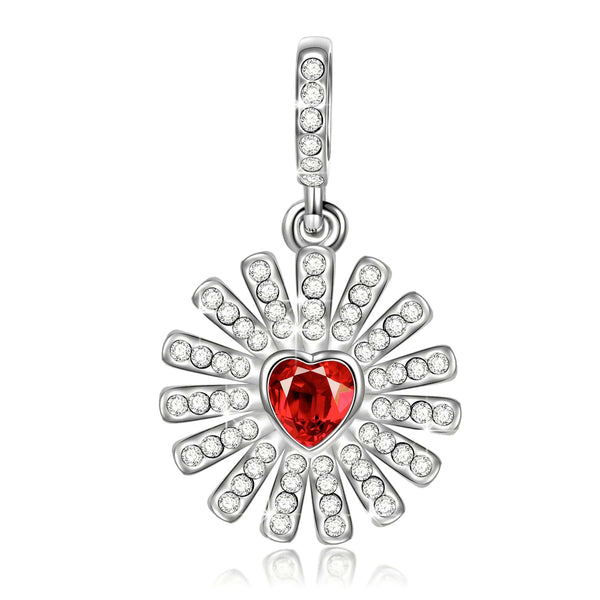 NINAQUEEN Sterling Silver Charm Gerbera Series Charm Stylish jewelry for her