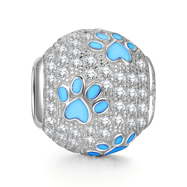 NINAQUEEN Sterling Silver Charm Puppy Paw Series Charm Stylish jewelry for women