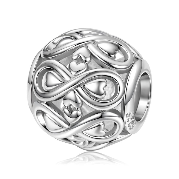 NINAQUEEN Sterling Silver Charm Infinite Love Series Charm Fashion jewelry for lady