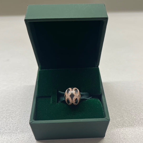 GONA Timelessness Tarnish-resistant Silver Charms With Enamel In Rose Gold Plated