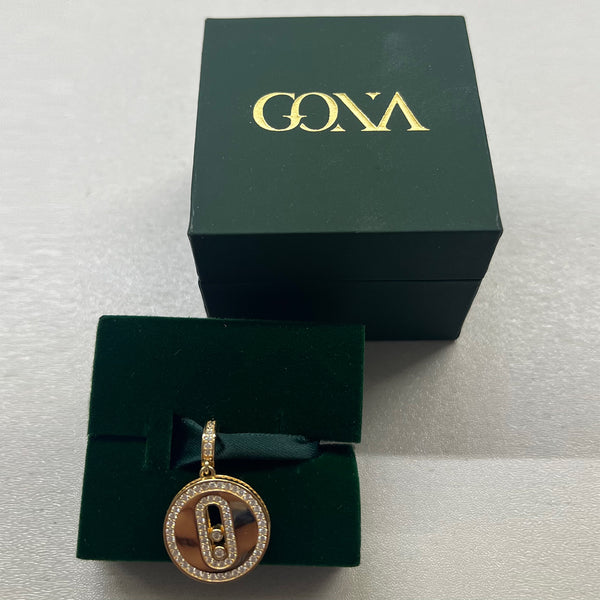 GONA Urban Chic Tarnish-resistant Silver Dangle Charms In 14K Gold Plated