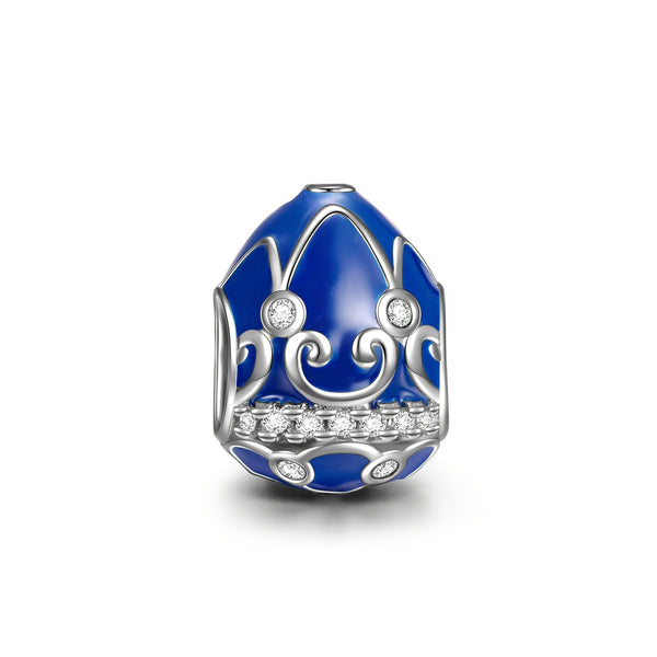 NINAQUEEN Sterling Silver Charm Easter Egg Series Charm Fashion Jewelry for Her