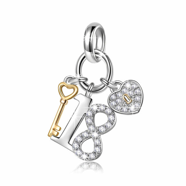 NINAQUEEN Sterling Silver Charm Forever Young Series Charm fashion jewelry for her