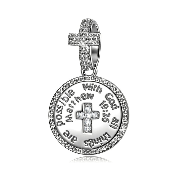 NINAQUEEN Sterling Silver Charm Faith Series Charm Stylish jewelry for her